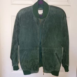 Green leather Jacket